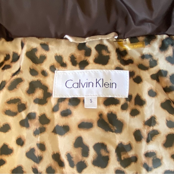 Calvin Klein Down Brown Jacket Women’s Sise S - Picture 16 of 16